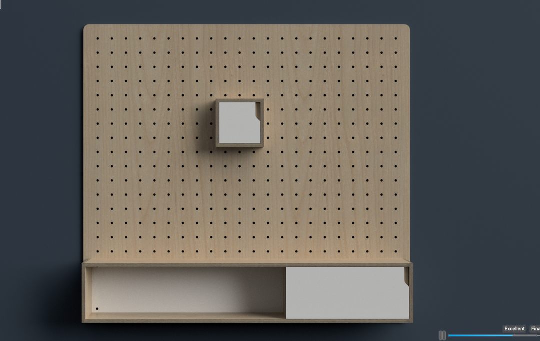 Custom Made Plywood Pegboards